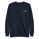 cavaholic | embroidered cavalier king charles spaniel unisex fleece pullover