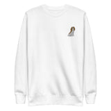 team blenheim | embroidered unisex cavalier king charles spaniel fleece pullover