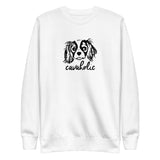 cavaholic | unisex cavalier king charles spaniel fleece pullover