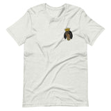 black & tan king | embroidered unisex cavalier king charles spaniel tshirt
