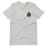 black & tan king | embroidered unisex cavalier king charles spaniel tshirt