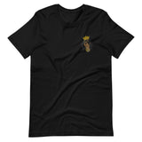 black & tan king | embroidered unisex cavalier king charles spaniel tshirt
