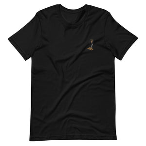 team black & tan | embroidered unisex cavalier king charles spaniel tshirt