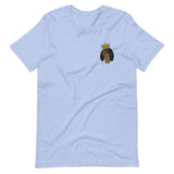 black & tan king | embroidered unisex cavalier king charles spaniel tshirt