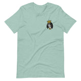 tri king | embroidered unisex cavalier king charles spaniel tshirt