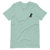 team black & tan | embroidered unisex cavalier king charles spaniel tshirt