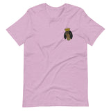 black & tan king | embroidered unisex cavalier king charles spaniel tshirt