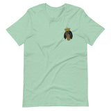 black & tan king | embroidered unisex cavalier king charles spaniel tshirt