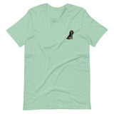 team black & tan | embroidered unisex cavalier king charles spaniel tshirt