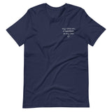 heartbeat at my feet | embroidered unisex cavalier king charles spaniel tshirt