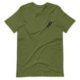 team black & tan | embroidered unisex cavalier king charles spaniel tshirt