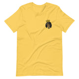 black & tan king | embroidered unisex cavalier king charles spaniel tshirt