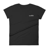 cavaholic | women's embroidered cavalier king charles spaniel t-shirt