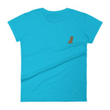 team ruby | women's embroidered cavalier king charles spaniel t-shirt