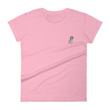 team blenheim | women's embroidered cavalier king charles spaniel t-shirt