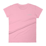 cavaholic | women's embroidered cavalier king charles spaniel t-shirt