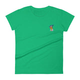 diva cav | women's embroidered cavalier king charles spaniel t-shirt