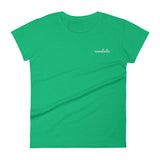 cavaholic | women's embroidered cavalier king charles spaniel t-shirt