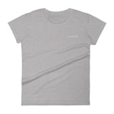 cavaholic | women's embroidered cavalier king charles spaniel t-shirt