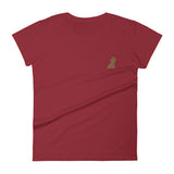 team ruby | women's embroidered cavalier king charles spaniel t-shirt