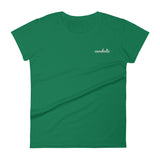 cavaholic | women's embroidered cavalier king charles spaniel t-shirt