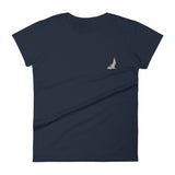 team tri | women's embroidered cavalier king charles spaniel t-shirt
