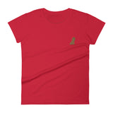 team ruby | women's embroidered cavalier king charles spaniel t-shirt
