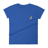 team blenheim | women's embroidered cavalier king charles spaniel t-shirt
