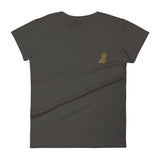team ruby | women's embroidered cavalier king charles spaniel t-shirt