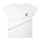 team tri | women's embroidered cavalier king charles spaniel t-shirt